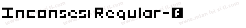 Inconsesi Regular字体转换